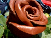 abigailscraftshowto Leather Flowers